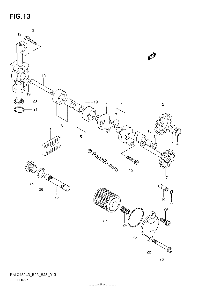 Diagrama de OIL PUMP