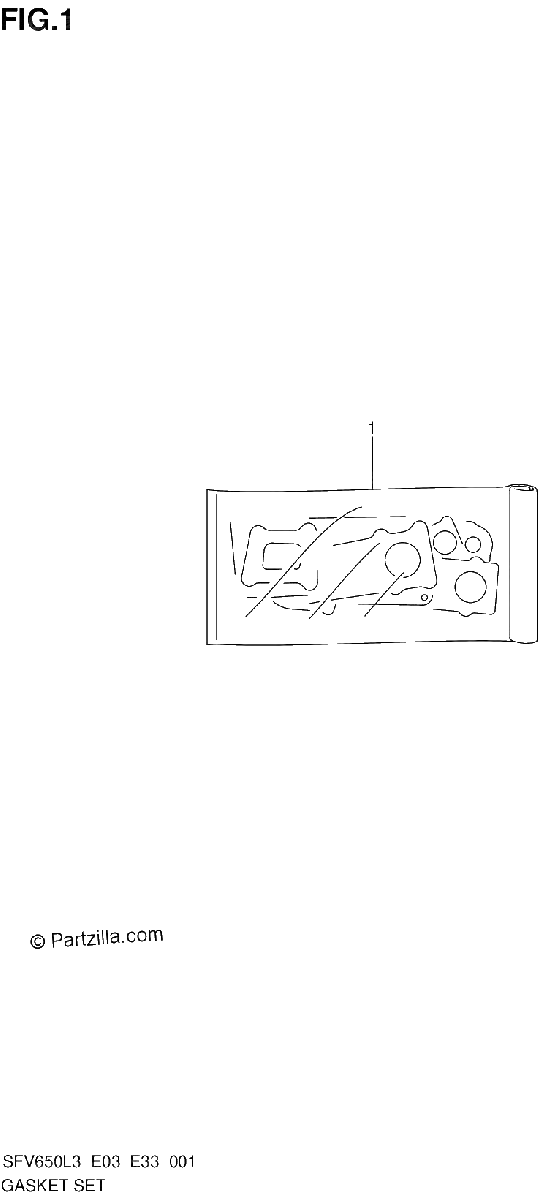 Diagrama de GASKET SET