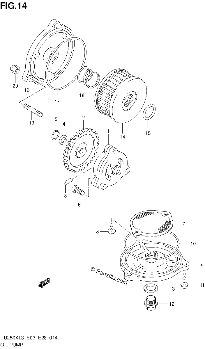 Diagrama de OIL PUMP