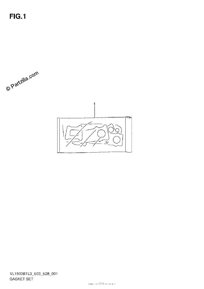 Diagrama de GASKET SET