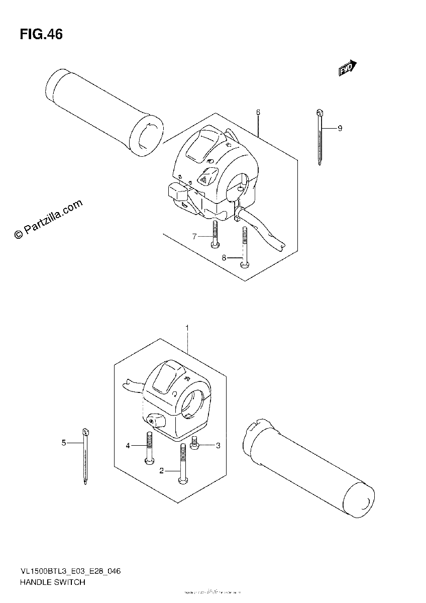 Diagrama de HANDLE SWITCH