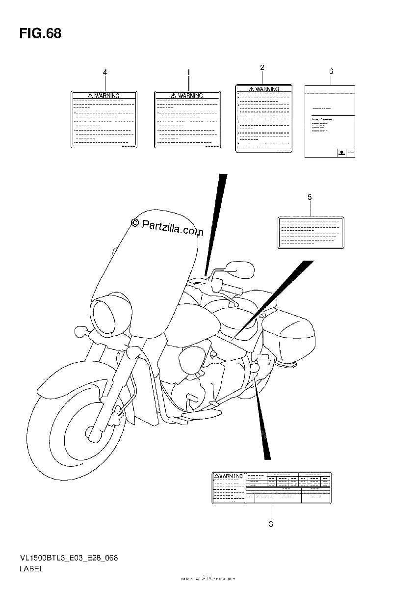 Diagrama de LABEL VL1500BTL3 E33