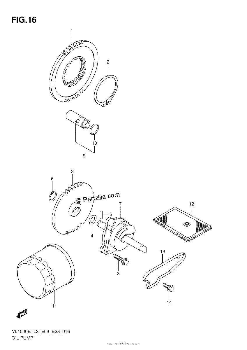 Diagrama de OIL PUMP