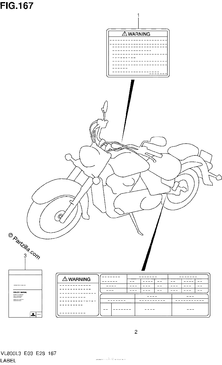 Diagrama de LABEL VL800CL3 E28