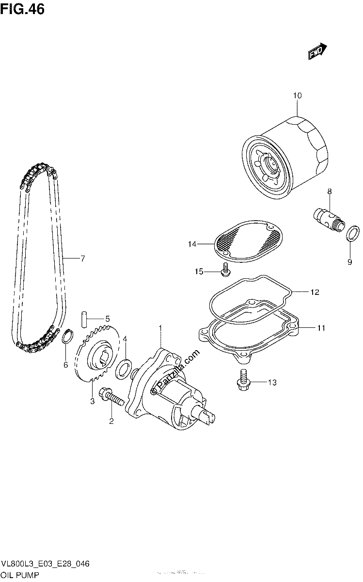 Diagrama de OIL PUMP