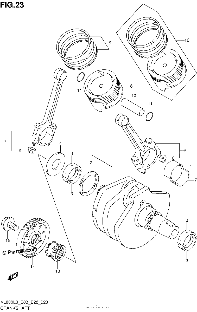 Diagrama de CRANKSHAFT