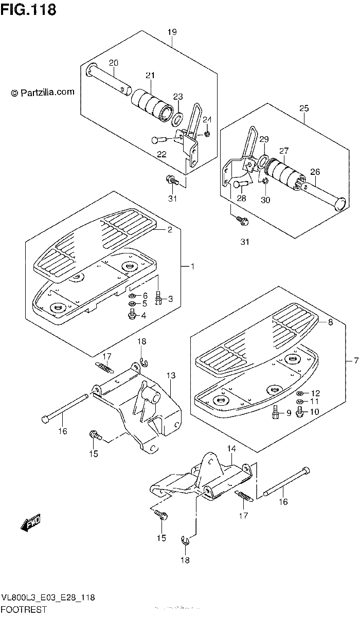Diagrama de FOOTREST