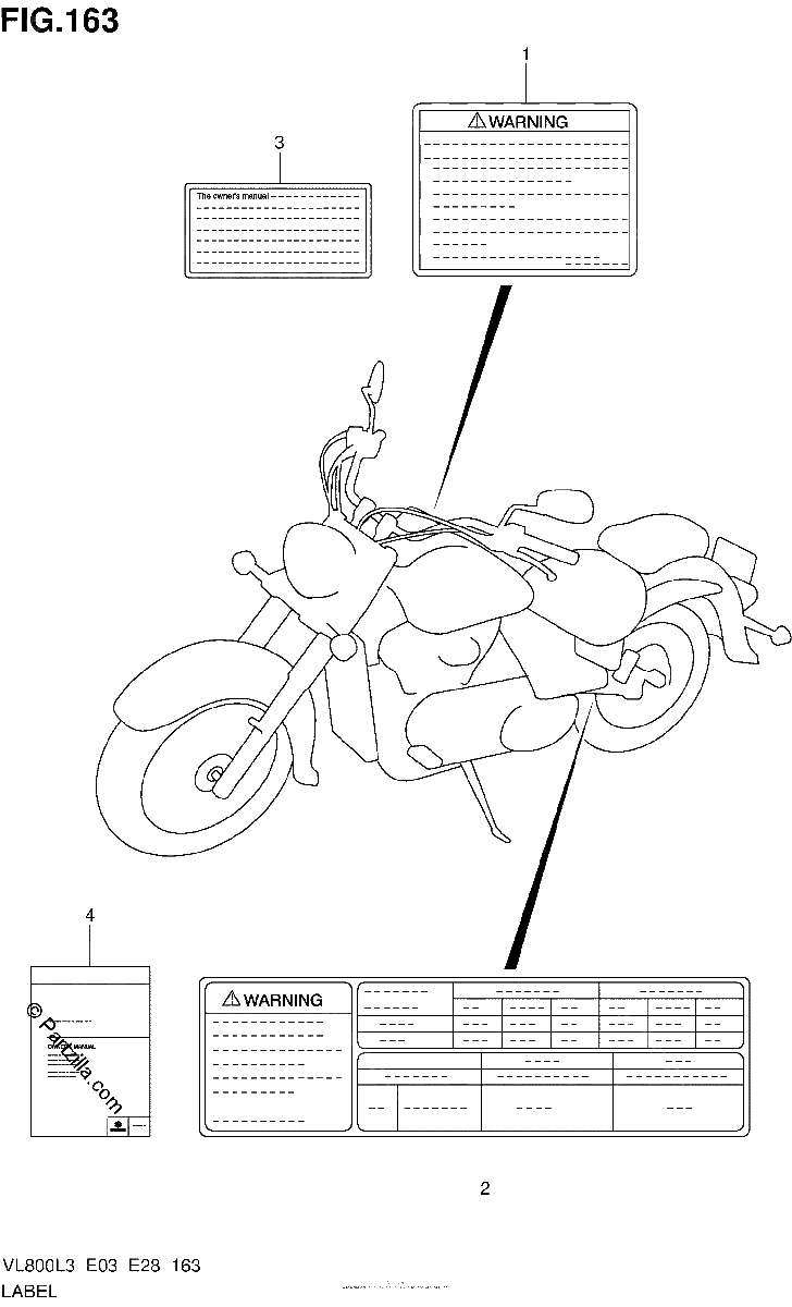 Diagrama de LABEL VL800L3 E03