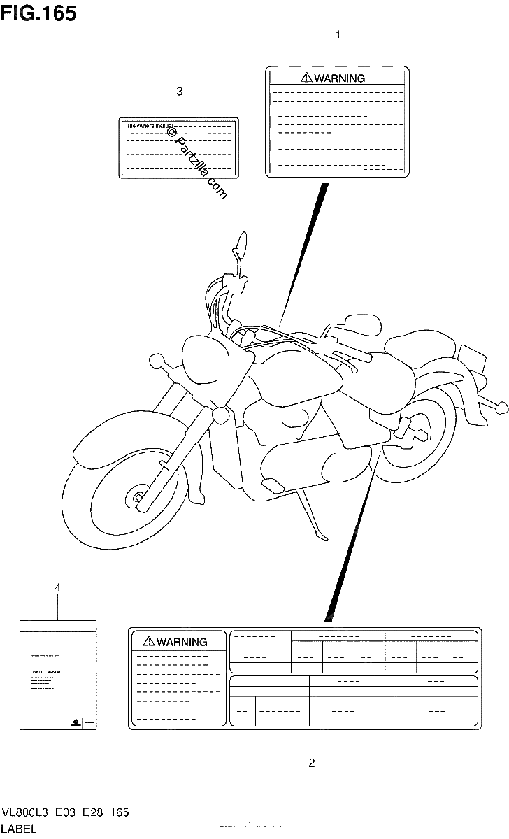 Diagrama de LABEL VL800L3 E33