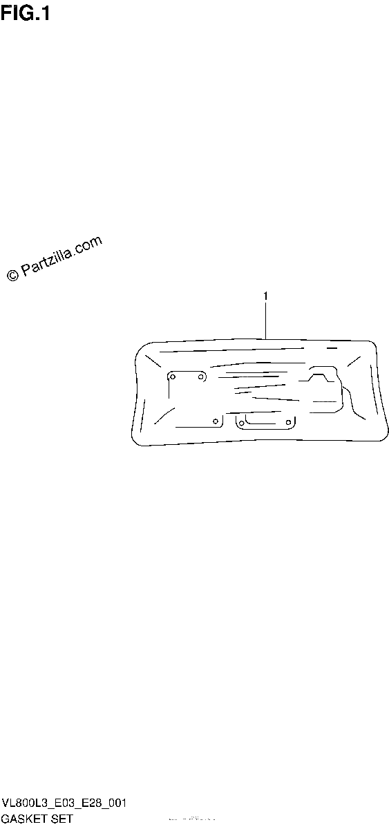 Diagrama de GASKET SET