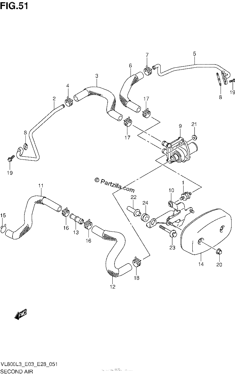 Diagrama de SECOND AIR