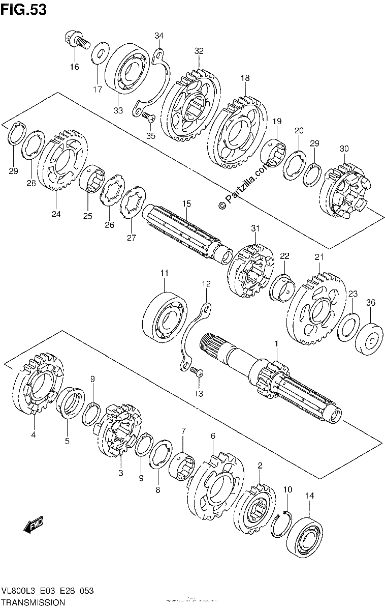 Diagrama de TRANSMISSION