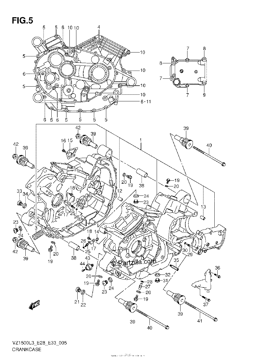 Diagrama de CRANKCASE