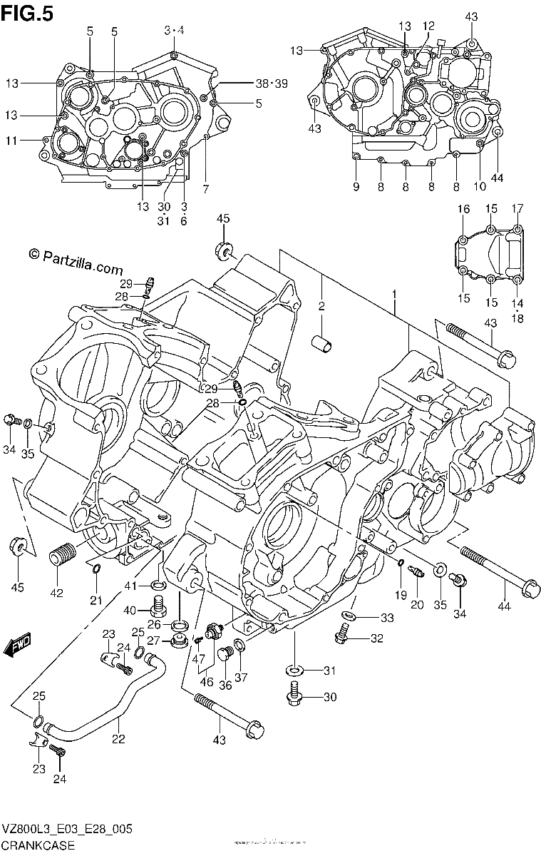 Diagrama de CRANKCASE