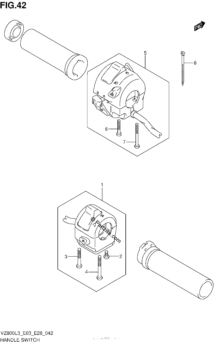 Diagrama de HANDLE SWITCH