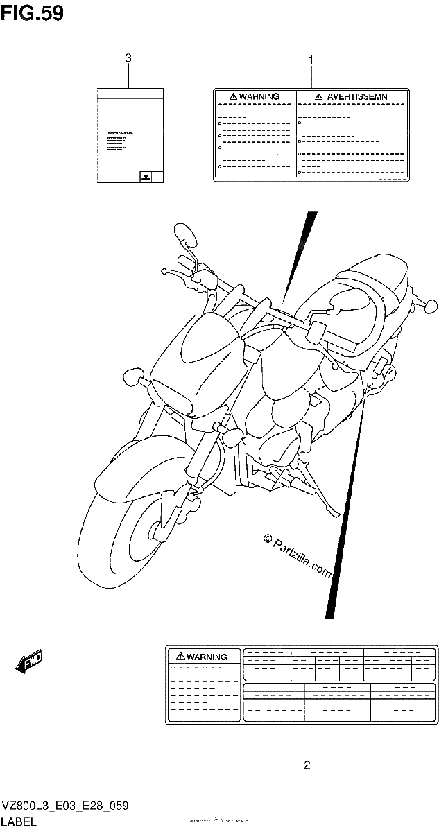 Diagrama de LABEL VZ800L3 E03