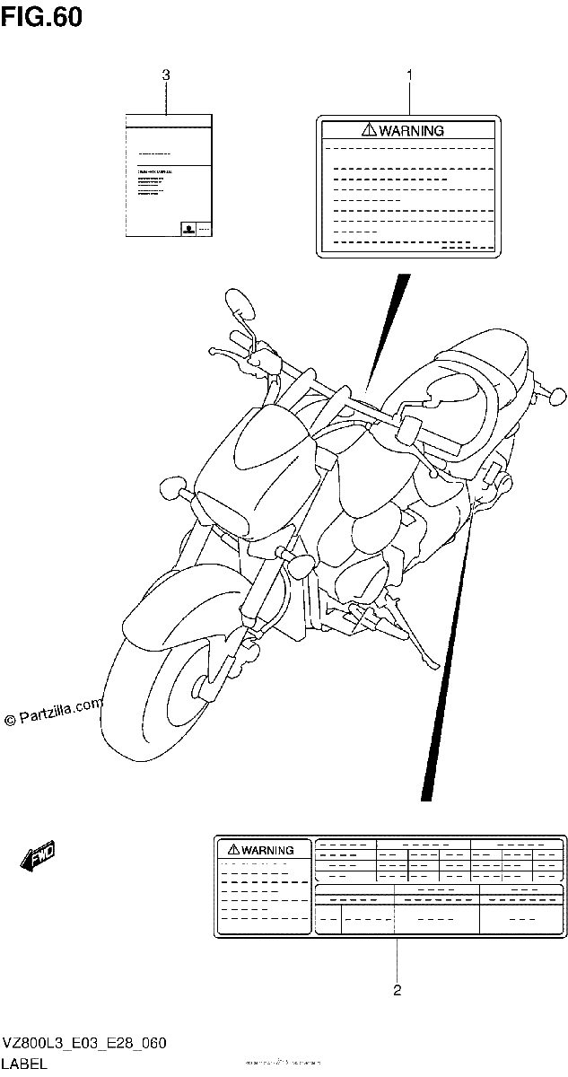 Diagrama de LABEL VZ800L3 E28