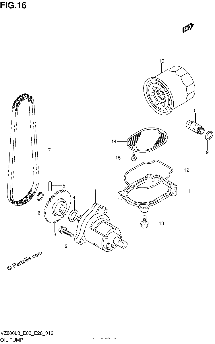 Diagrama de OIL PUMP