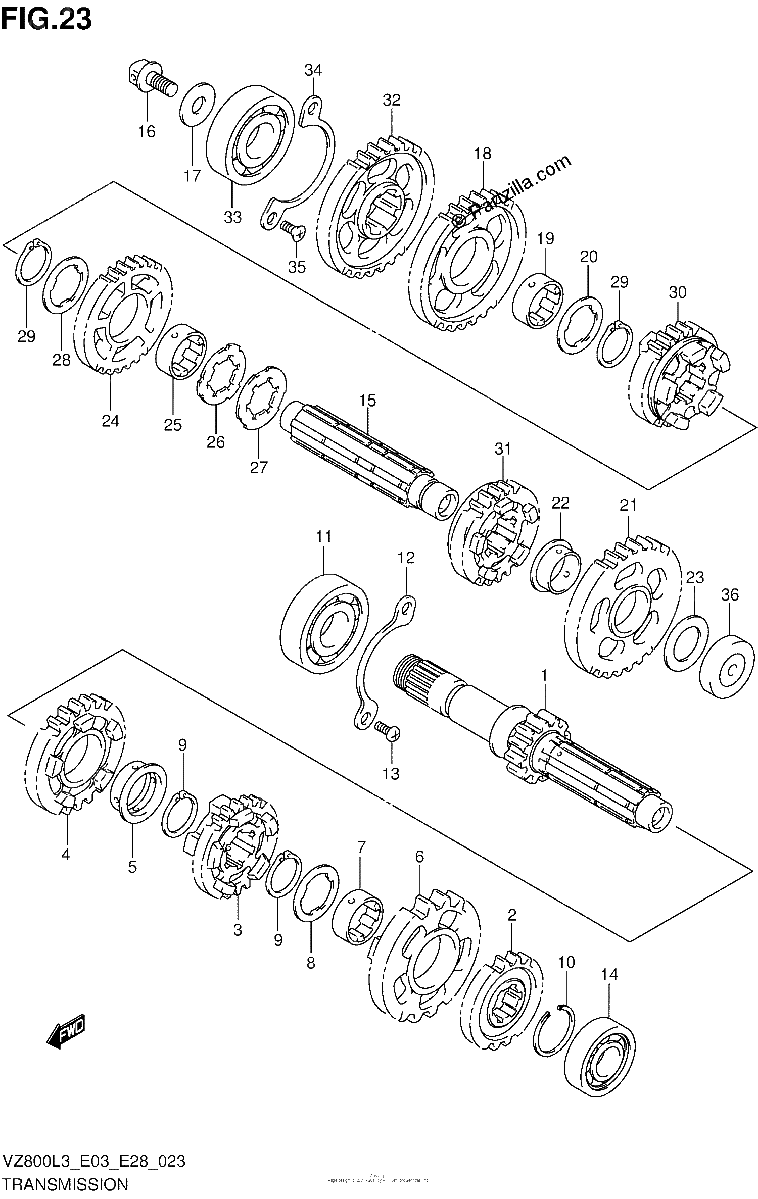 Diagrama de TRANSMISSION