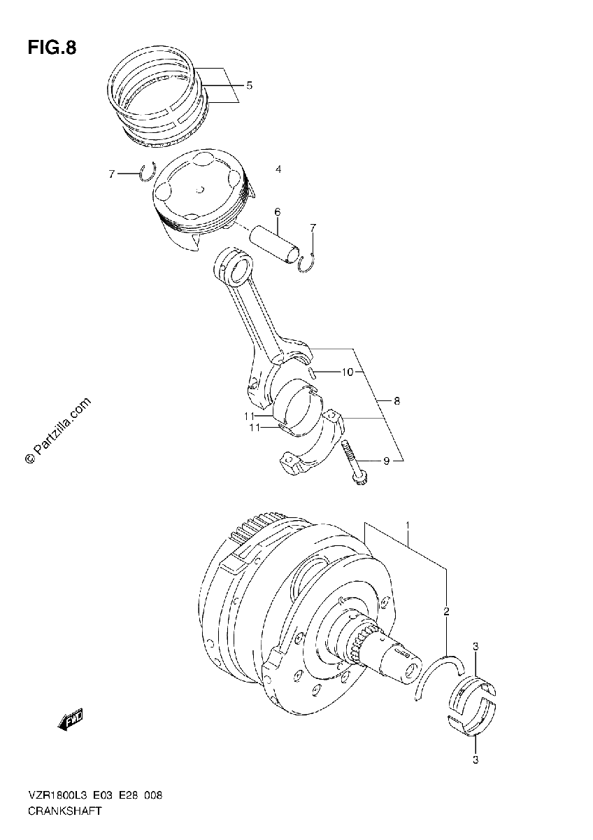 Diagrama de CRANKSHAFT