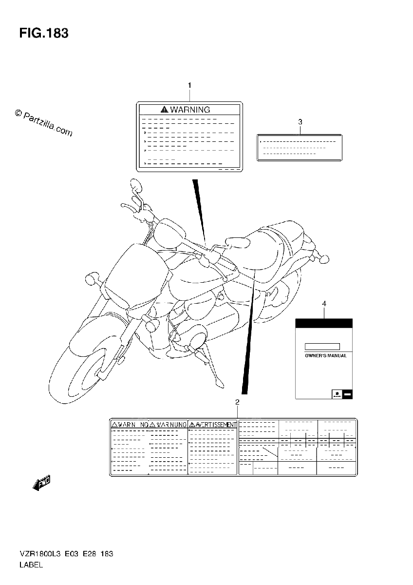 Diagrama de LABEL VZR1800L3 E28