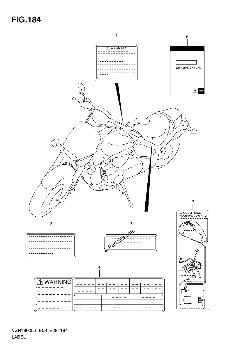 Diagrama de LABEL VZR1800L3 E33