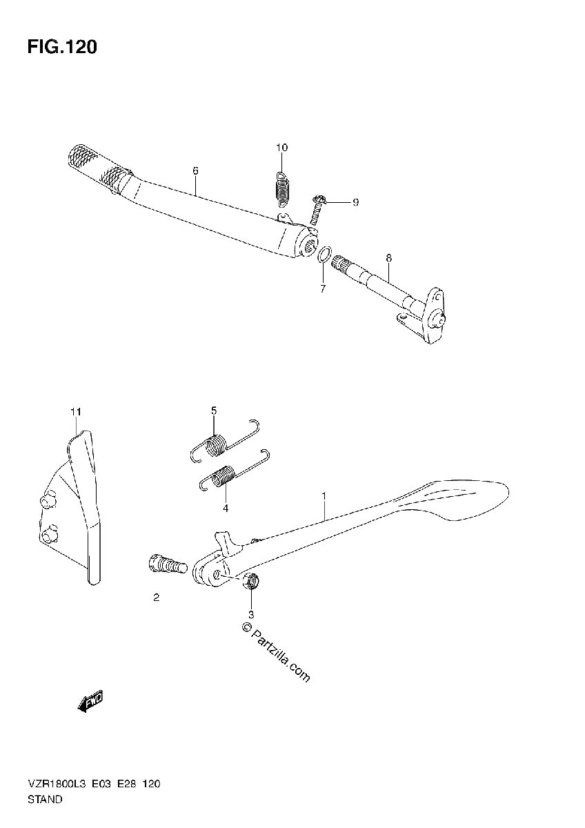 Diagrama de STAND VZR1800L3 E03