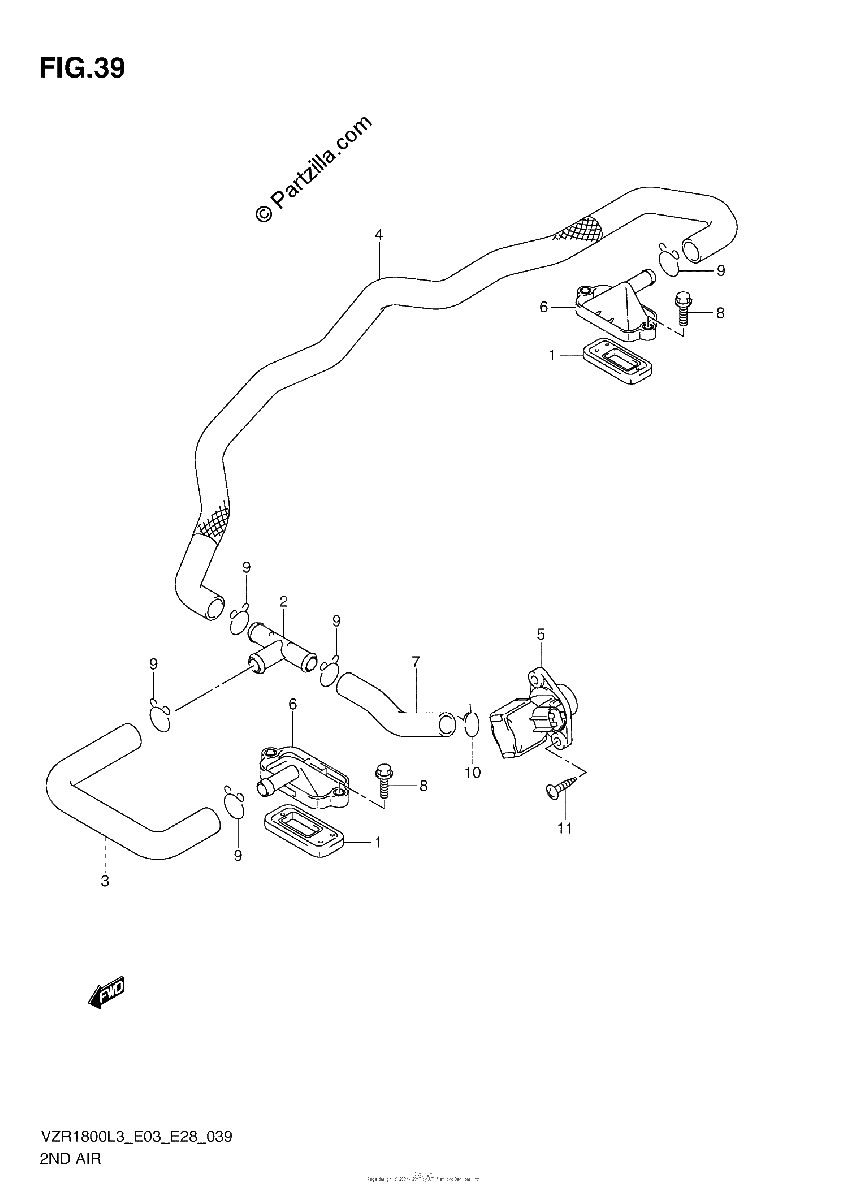 Diagrama de 2ND AIR VZR1800ZL3 E03