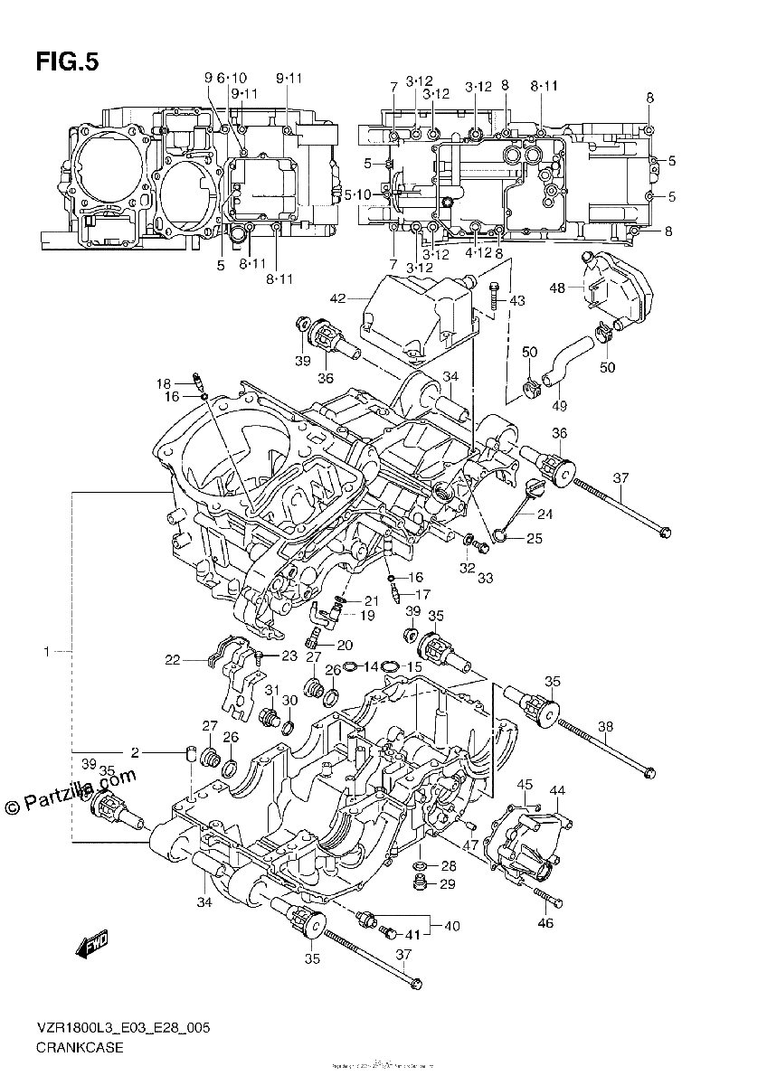 Diagrama de CRANKCASE