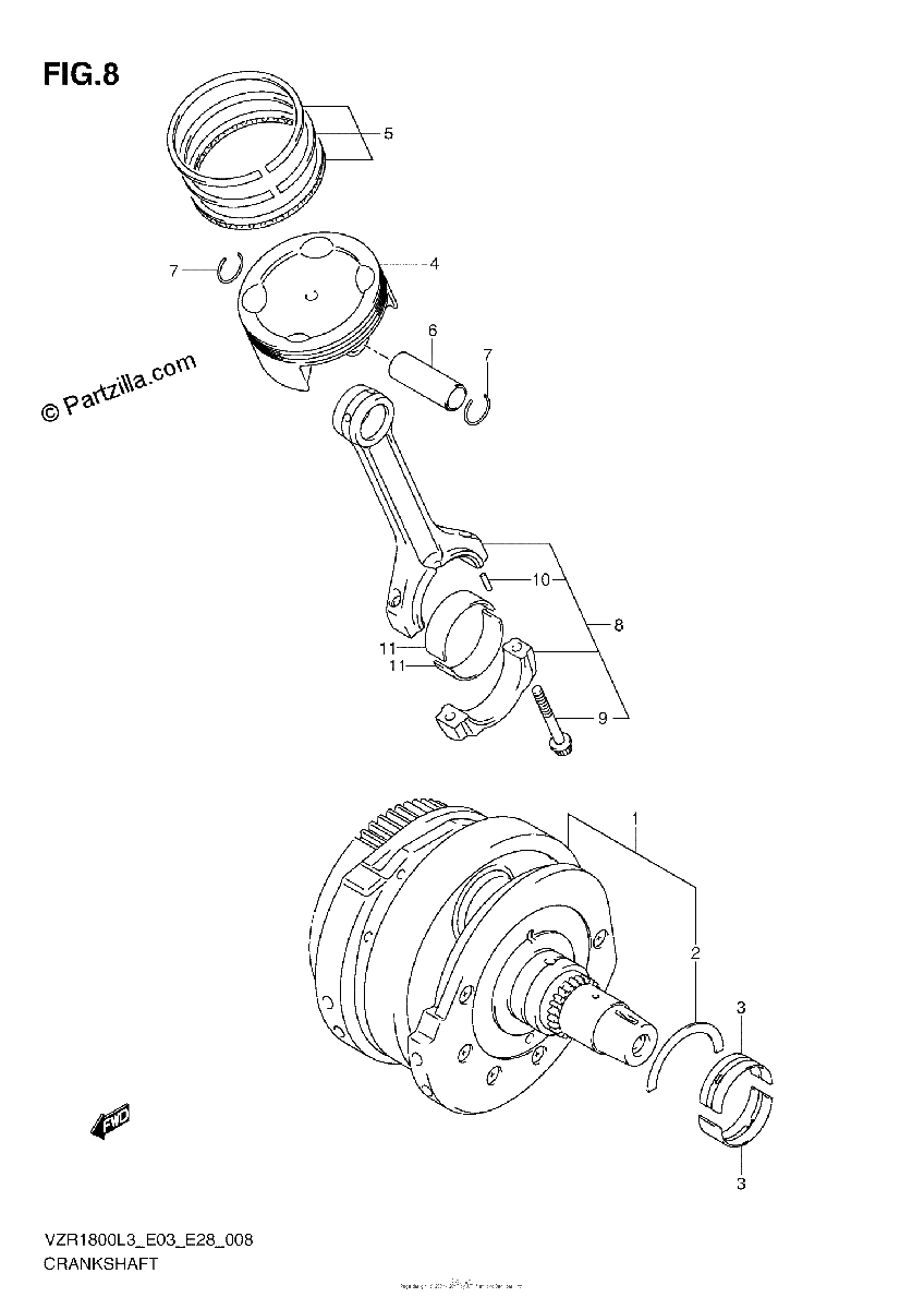 Diagrama de CRANKSHAFT