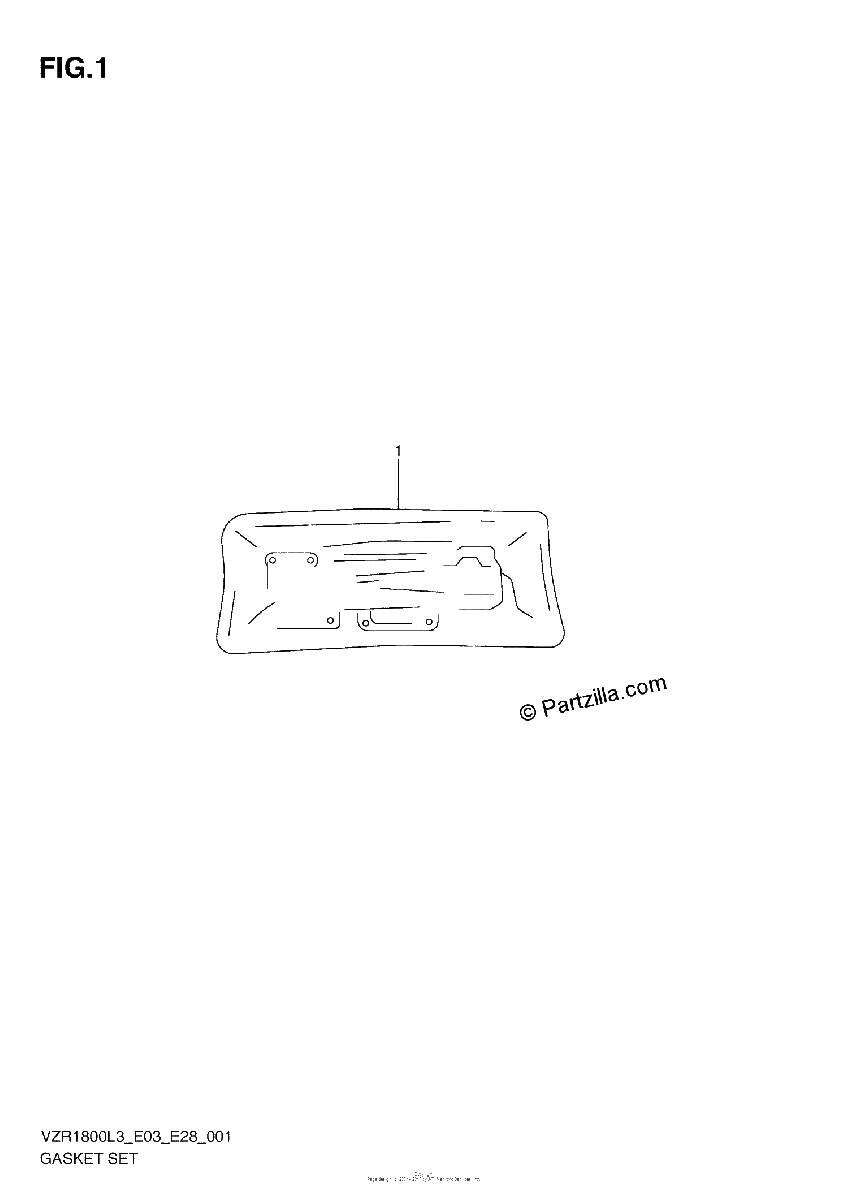 Diagrama de GASKET SET