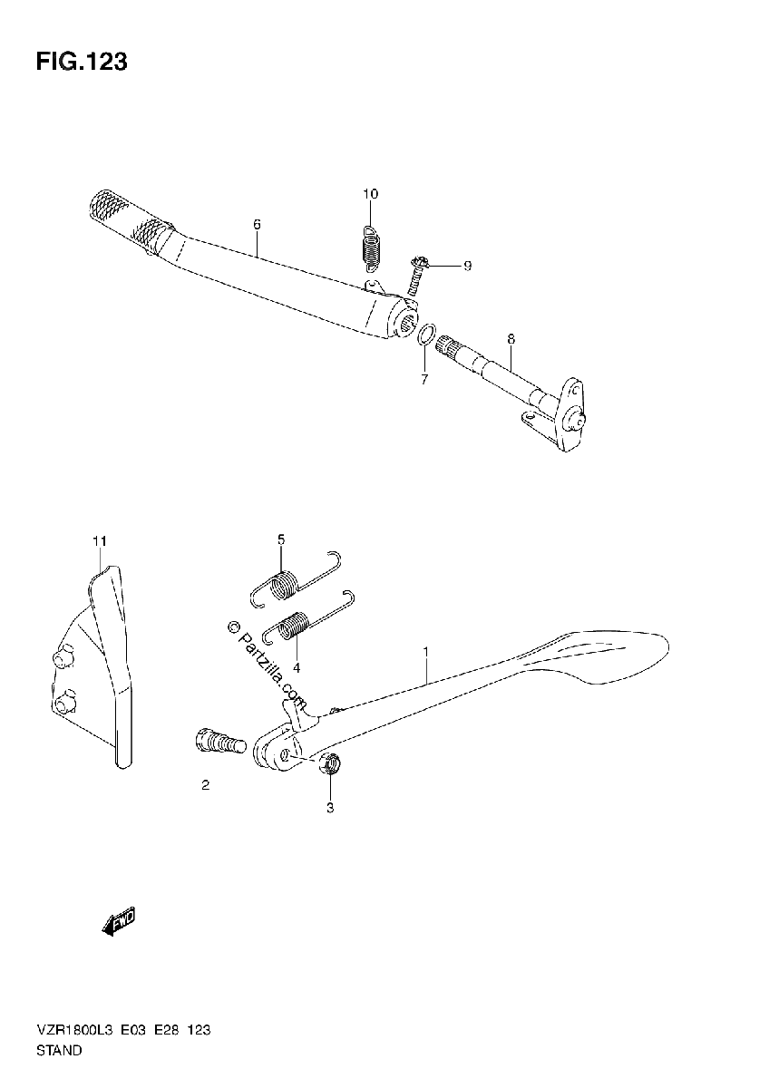 Diagrama de STAND VZR1800ZL3 E03