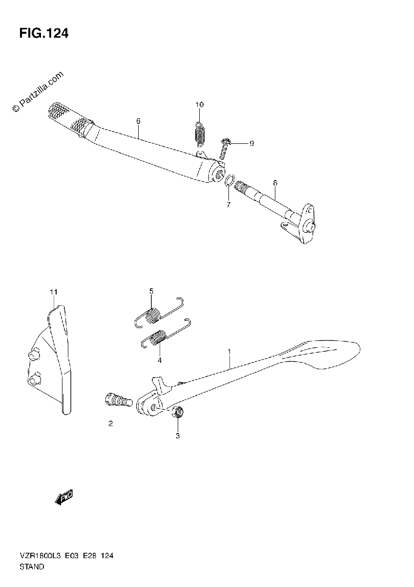 Diagrama de STAND VZR1800ZL3 E28
