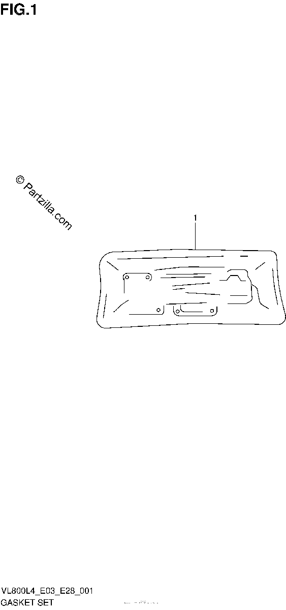 Diagrama de GASKET SET