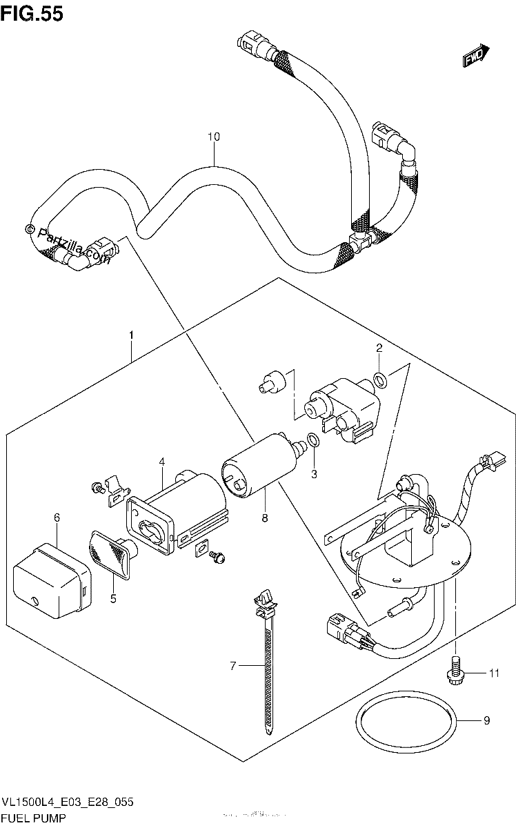 Diagrama de FUEL PUMP