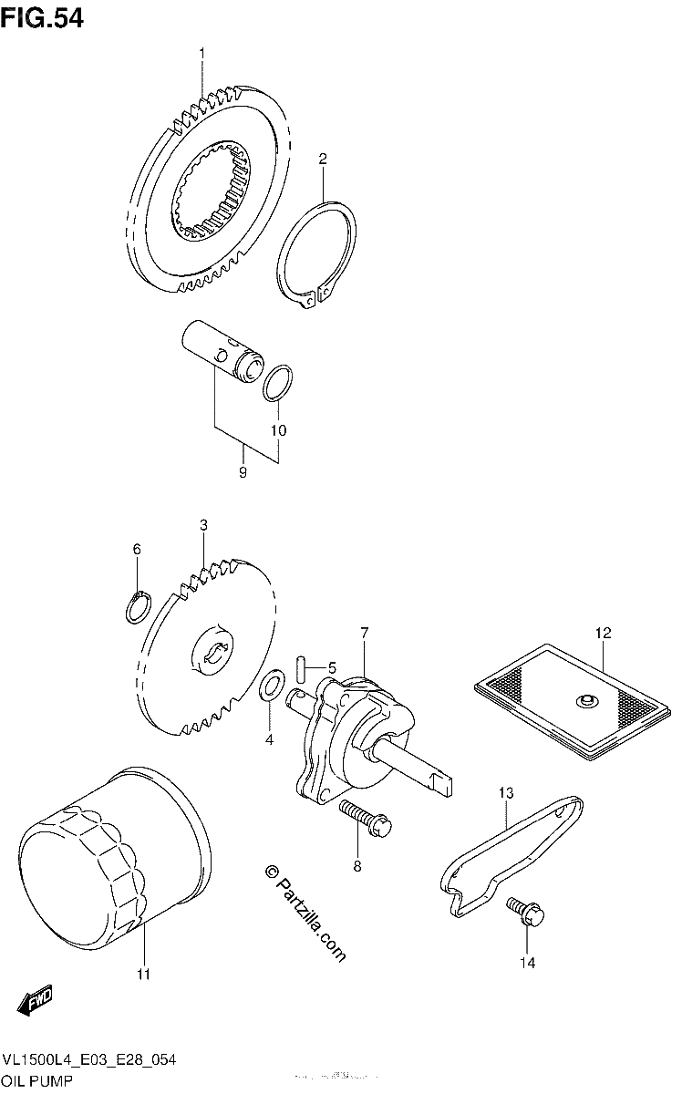 Diagrama de OIL PUMP