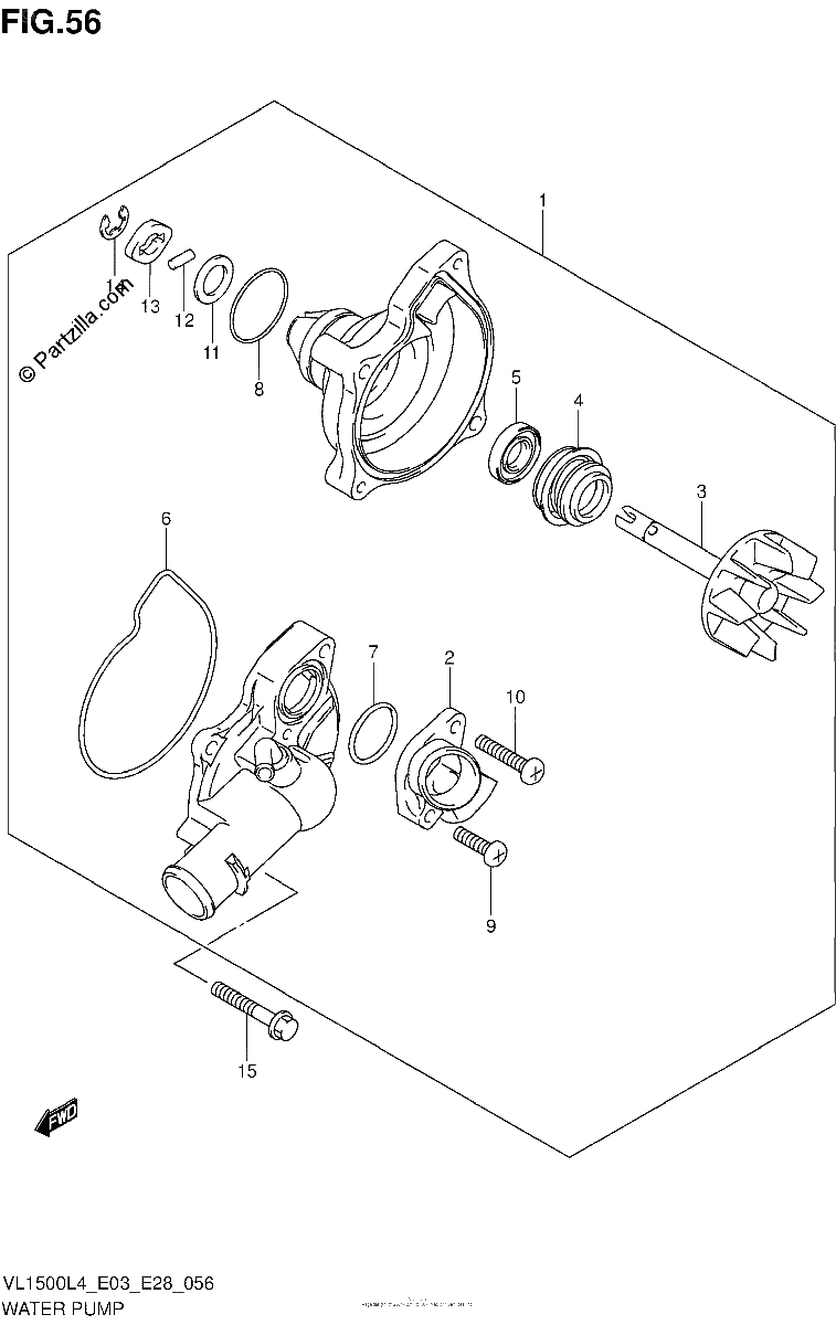 Diagrama de WATER PUMP