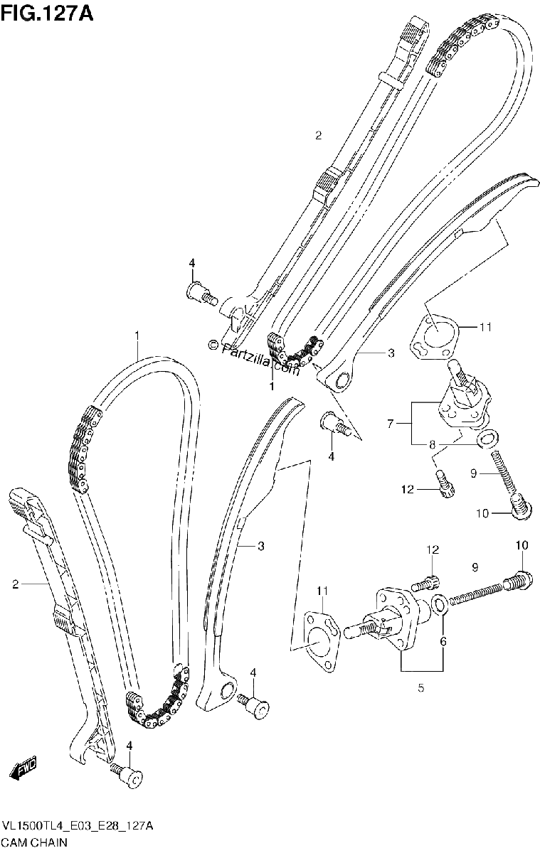 Diagrama de CAM CHAIN