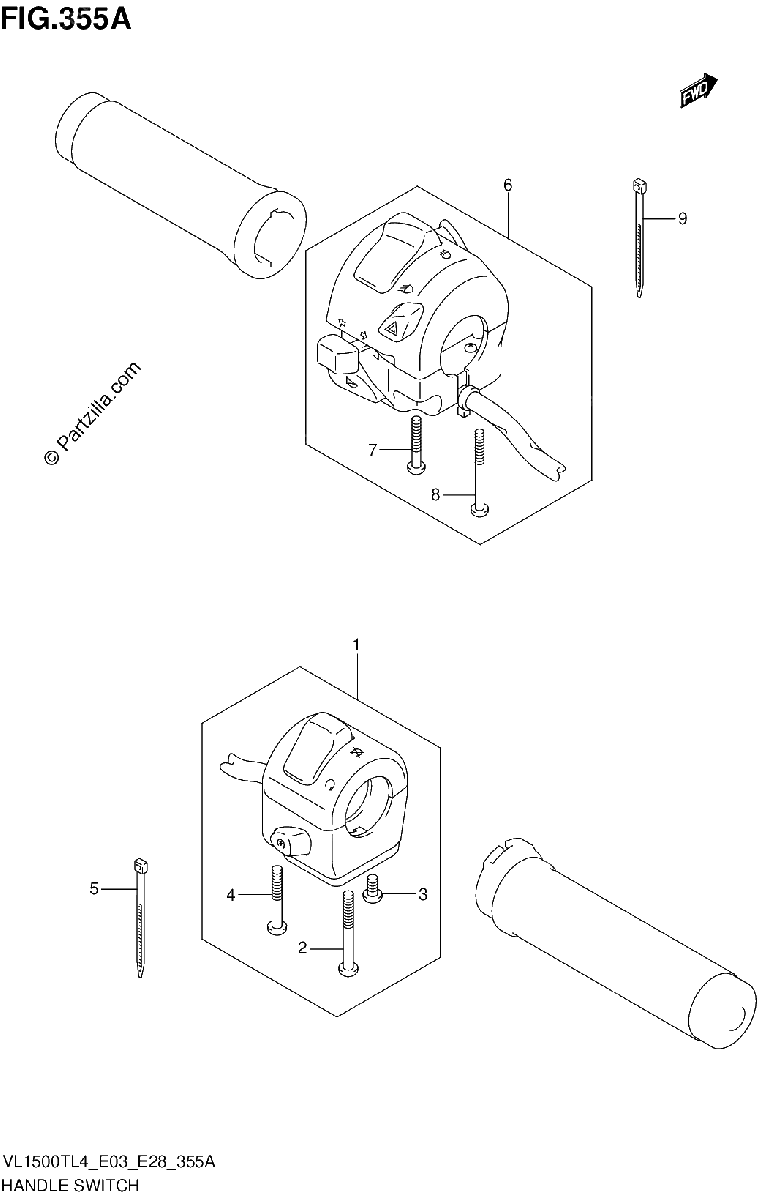 Diagrama de HANDLE SWITCH