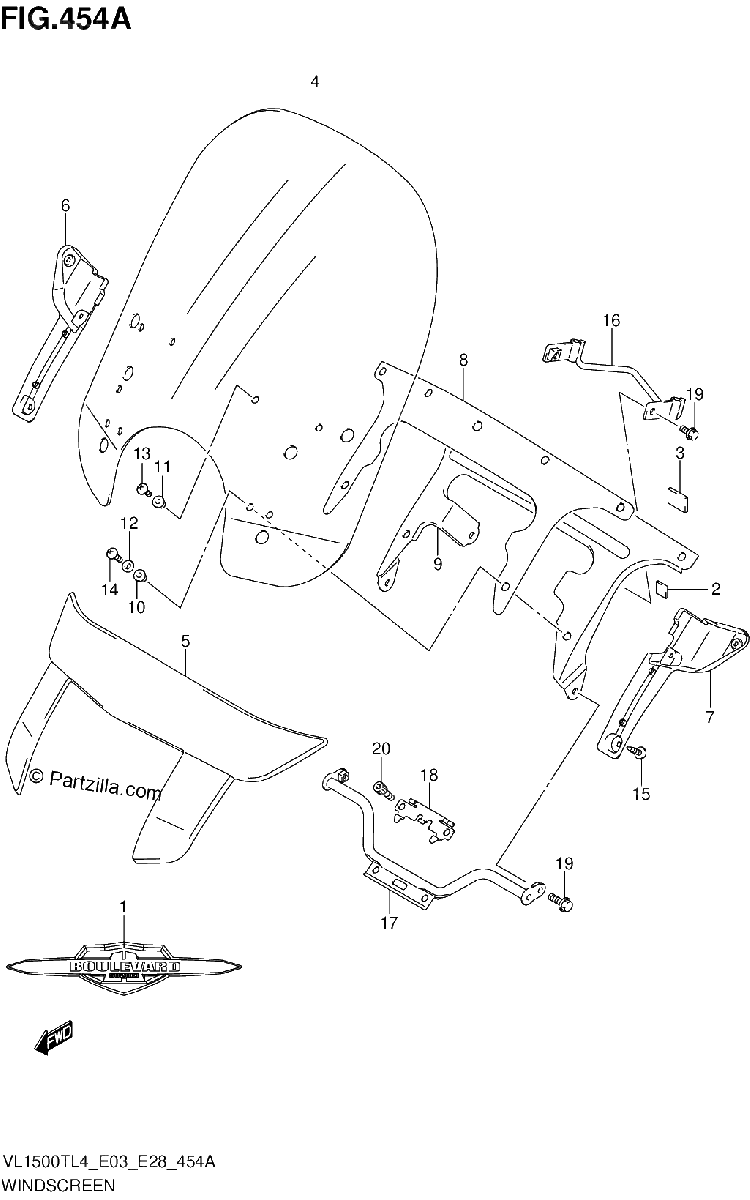 Diagrama de WINDSCREEN