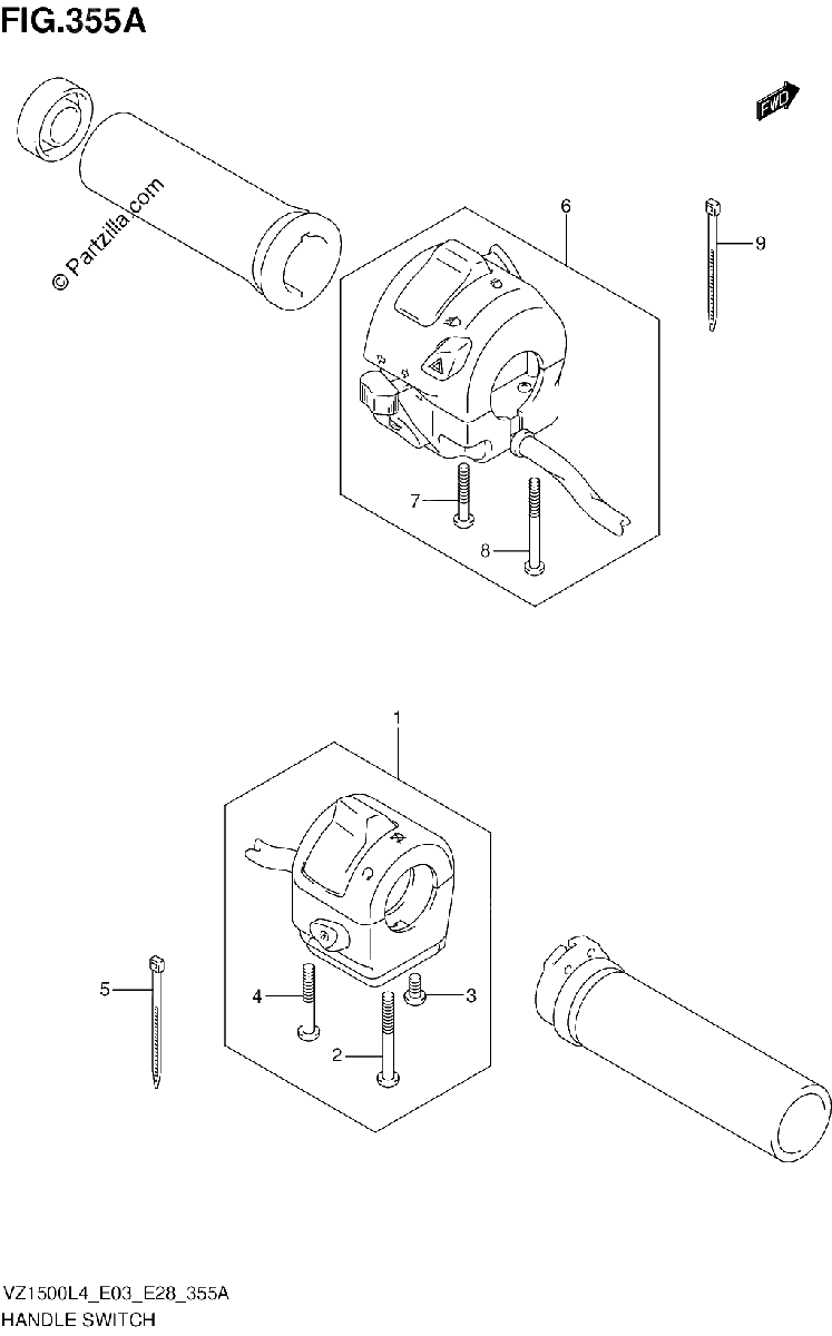Diagrama de HANDLE SWITCH
