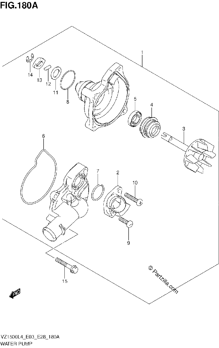 Diagrama de WATER PUMP