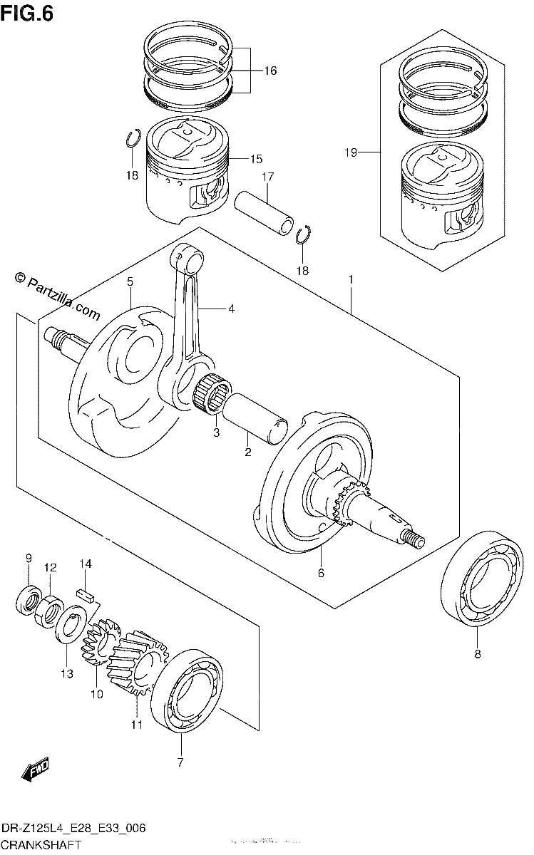 Diagrama de CRANKSHAFT