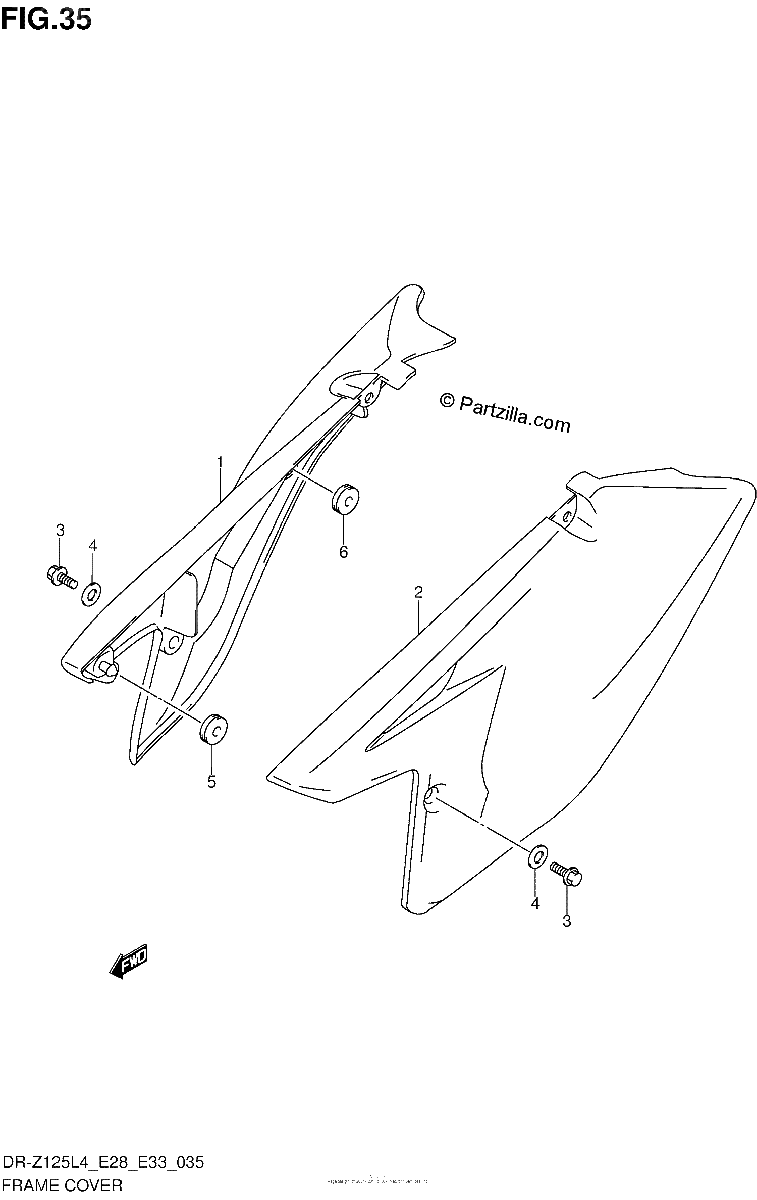 Diagrama de FRAME COVER