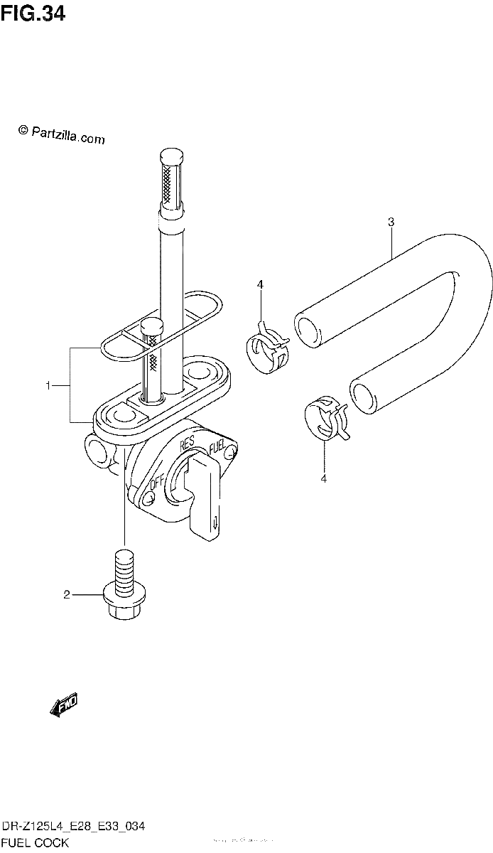 Diagrama de FUEL COCK
