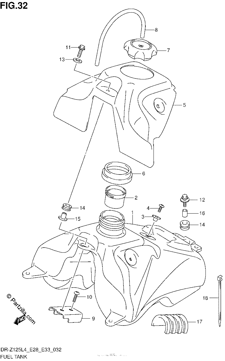Diagrama de FUEL TANK