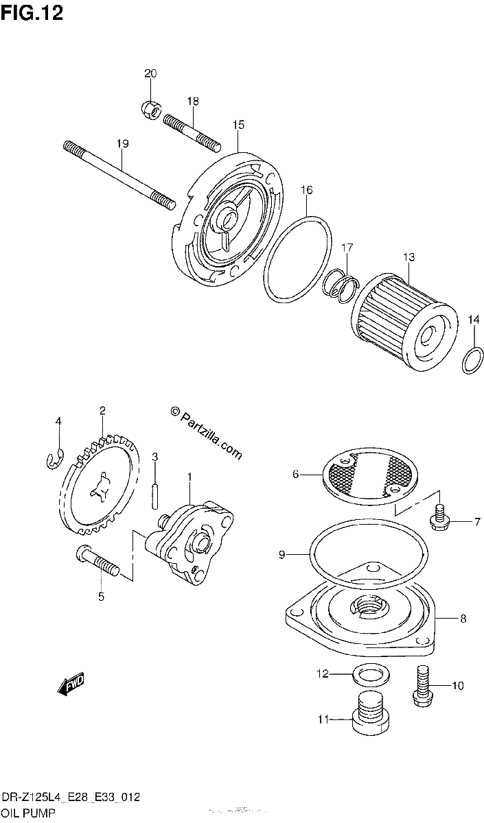 Diagrama de OIL PUMP