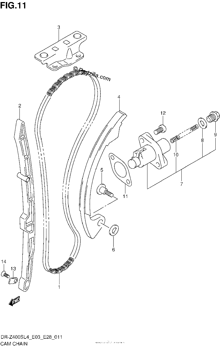 Diagrama de CAM CHAIN