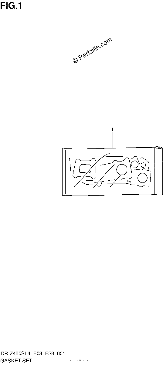 Diagrama de GASKET SET
