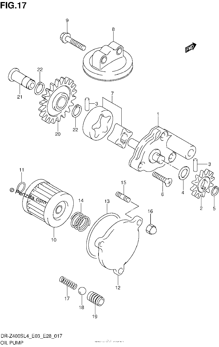 Diagrama de OIL PUMP